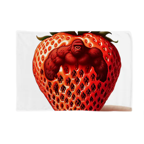 The Mighty Gorilla Strawberry  ブランケット