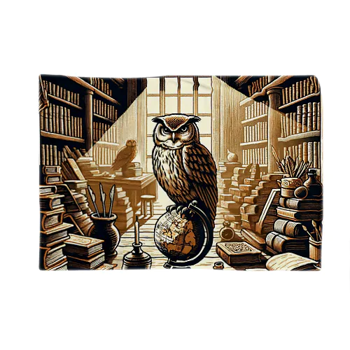 Owl and knowledge ブランケット