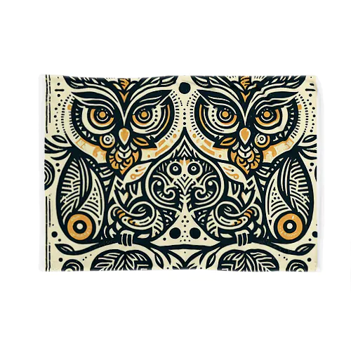 Symmetrical Owls Blanket