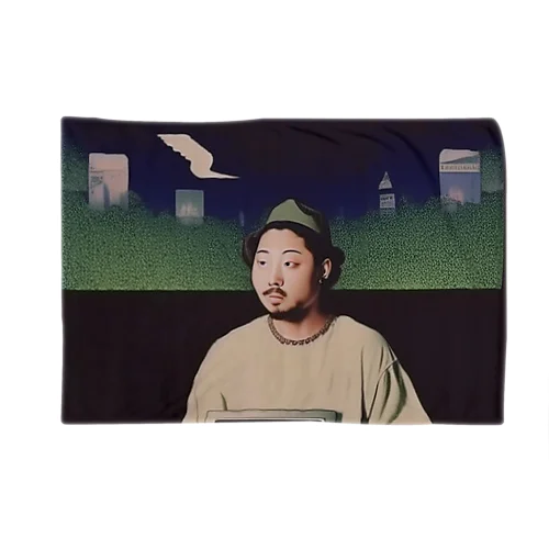 computer lover rapper ブランケット