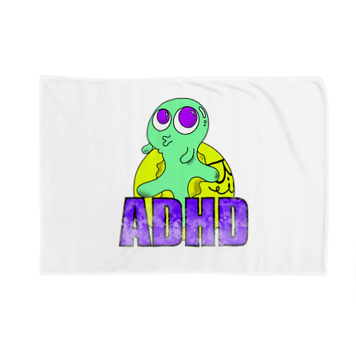 Character logo 『ADHD』 Blanket