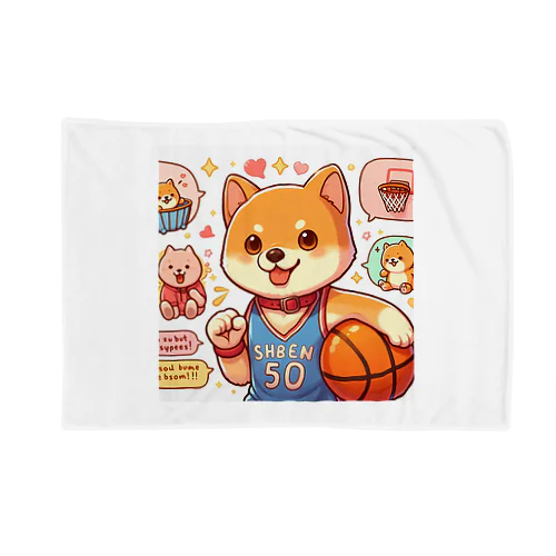 バスケットボール犬　SHBEN Blanket