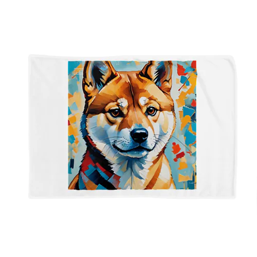 柴犬の幾何学 Blanket