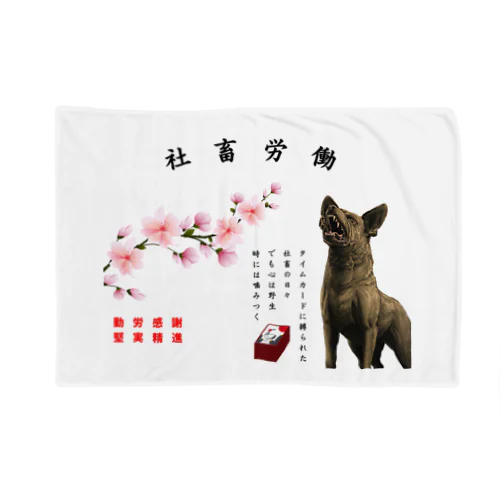 社畜労働犬 Blanket