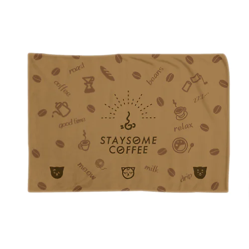 STAYSOMECOFFEE カフェオレブランケット Blanket