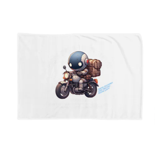 ロボットバイク便(濃色用) Blanket