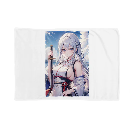 日本刀をもった美少女 Blanket