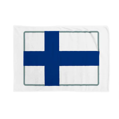 フィンランドの国旗 ブランケット