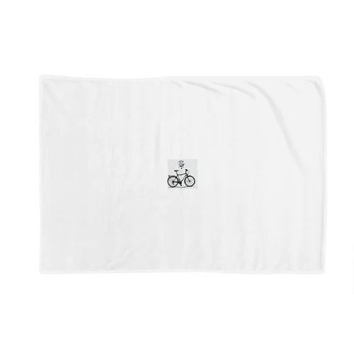 自転車ロゴ Blanket
