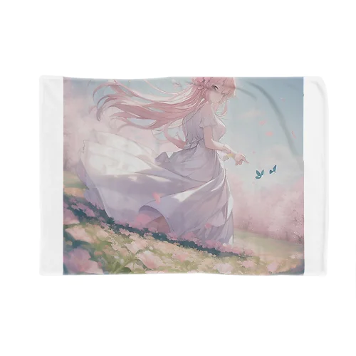 草原の少女 Blanket