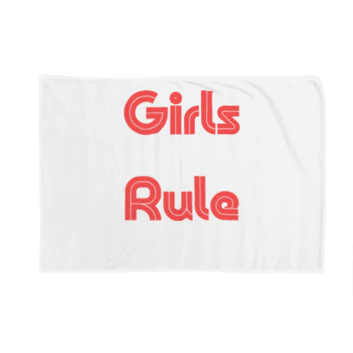 Girls Rule-女性が男性よりも優れていることを表す言葉 ブランケット