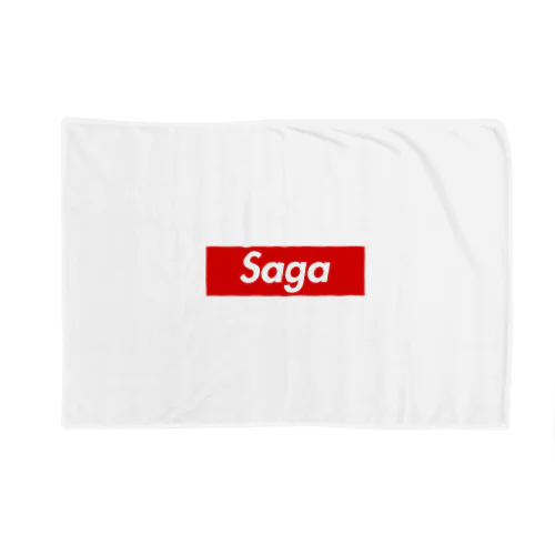 Saga　佐賀　ボックスロゴ　 Blanket