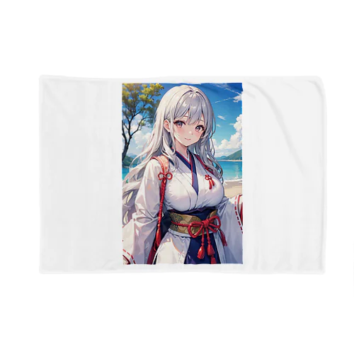 母性溢れる巫女 Blanket