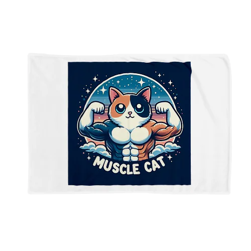 MUSCLE CATキャリコ ブランケット