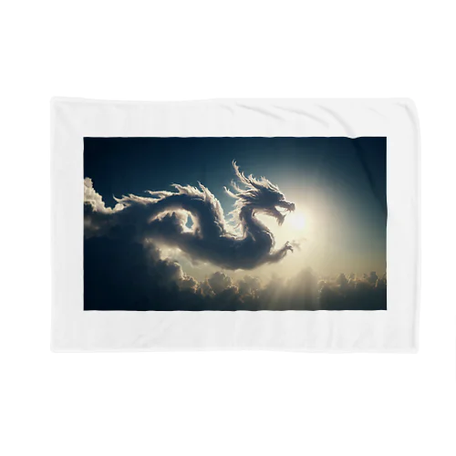 太陽へ向かう雲龍 Blanket