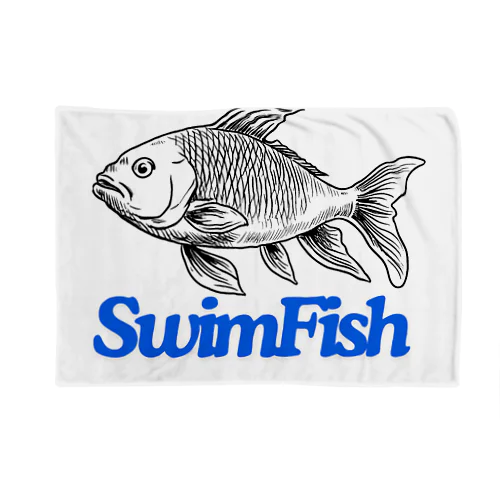 SwimFish(泳ぐ魚) Blanket