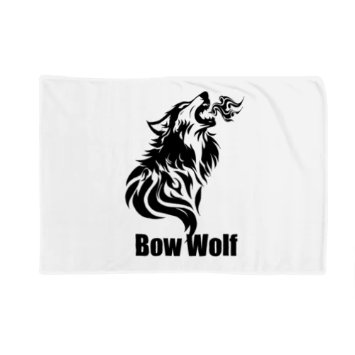 Bow Wolf Blanket
