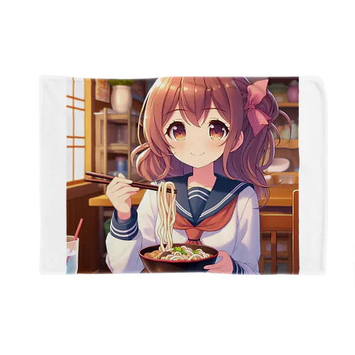 うどんを食べるjk Blanket