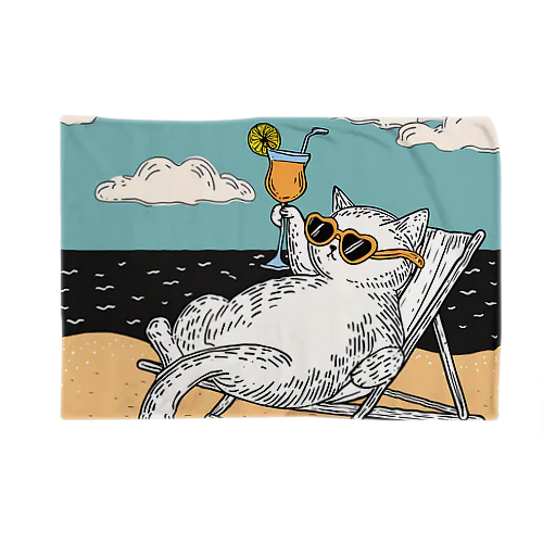 リゾートCat🏖 Blanket