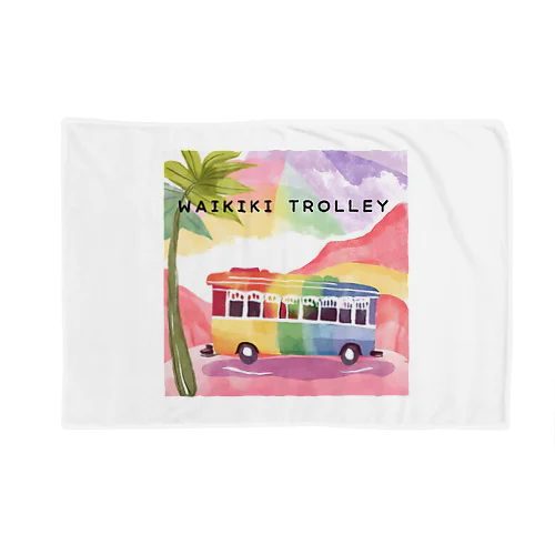 WAIKIKI TROLLEY Blanket