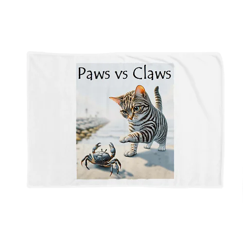 Paws vs Claws サバトラ Blanket