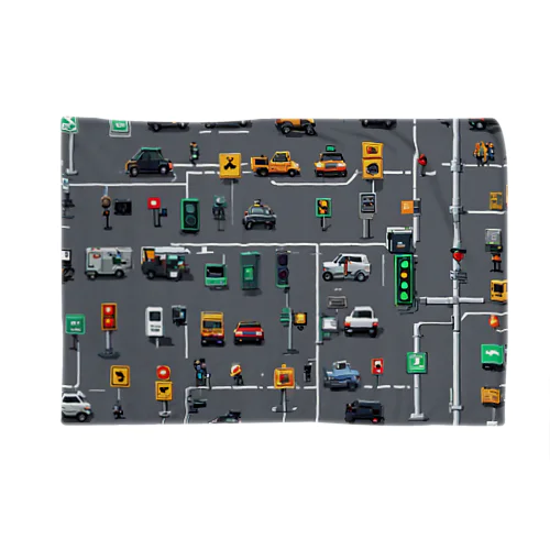 「道路マップ迷路」 Blanket