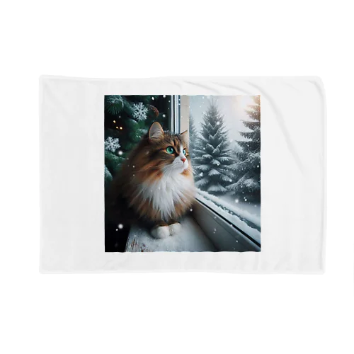 ノルウェージャンフォレストキャット　Tシャツ　クリアファイル　パーカー Blanket