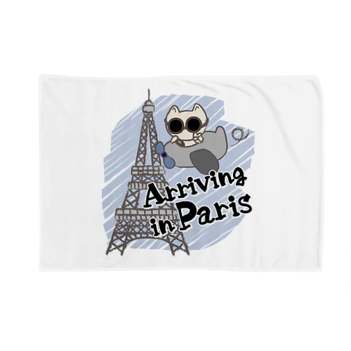 Arriving in Paris Blanket