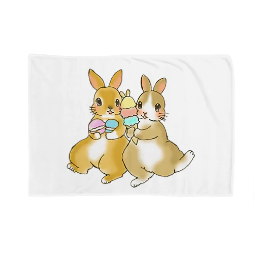 ハニーちゃん＆モカちゃん Blanket