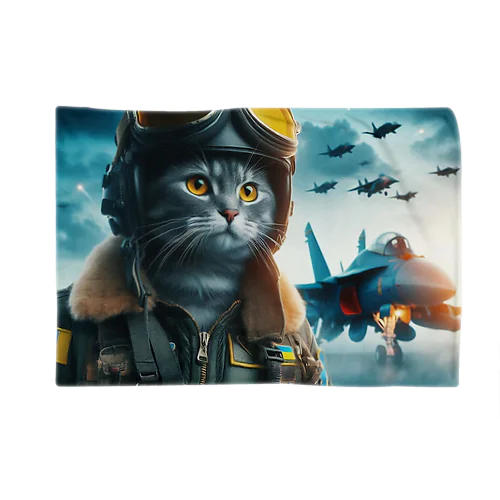 ウクライナ猫パイロット Blanket