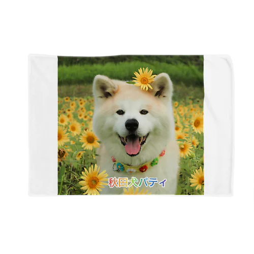 秋田犬パティ Blanket