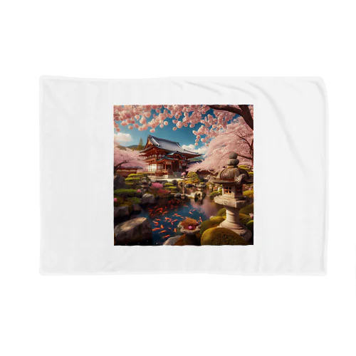 Sakura in Japan Blanket