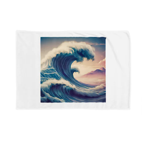 The Great Wave Blanket