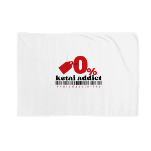 0% ketai addict タイポグラフィ グラフィックデザイン Blanket