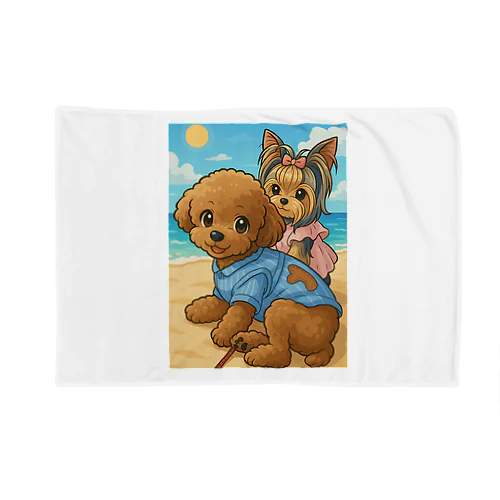 マロンとショコラの休日リゾート Blanket