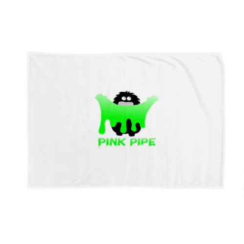 PINK PIPEスライムモンスター緑 Blanket