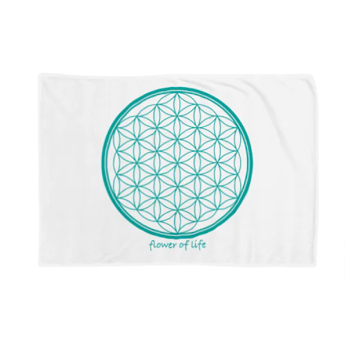 flower of life A ブランケット