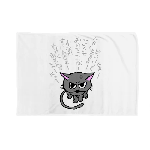 ふきげんねこ Blanket