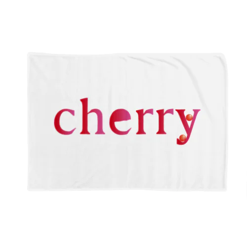 cherry ブランケット