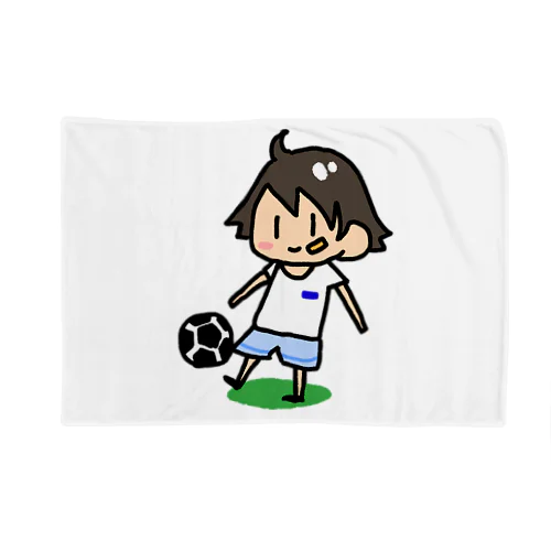 サッカー少年 ブランケット