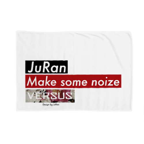 JuRan catchy Logo ブランケット