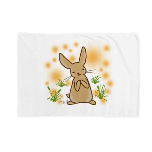 おいのりうさぎさん Blanket