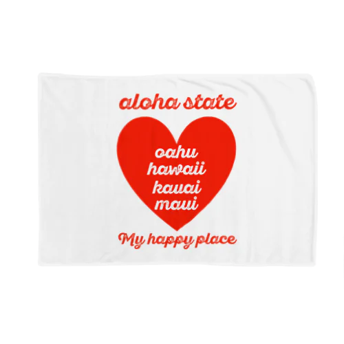 aloha state (ハート) ブランケット