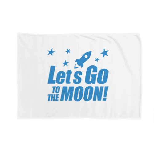 Let's go to the Moon! Blanket