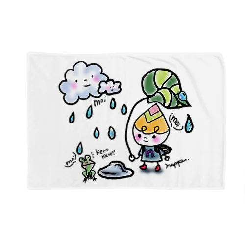 Tsubomiちゃん　雨も大好きシリーズ　W Blanket