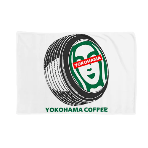 YOKOHAMA COFFEE ブランケット