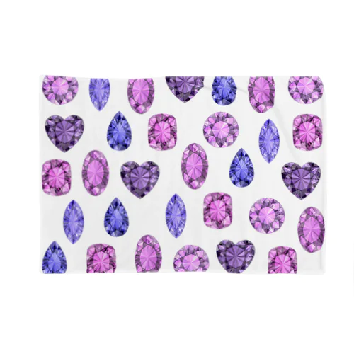 紫色の宝石 ブランケット