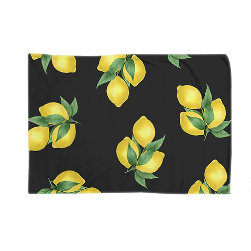 Lemon 【black】 Blanket