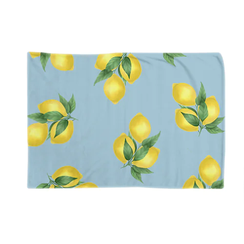 Lemon 【Blue】 Blanket