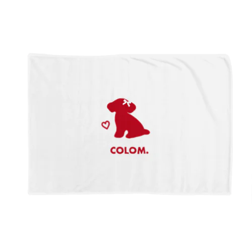 COLOM.ハート！トイプードル！人気かわいい！いぬ犬グッズ！といぷーどる Blanket